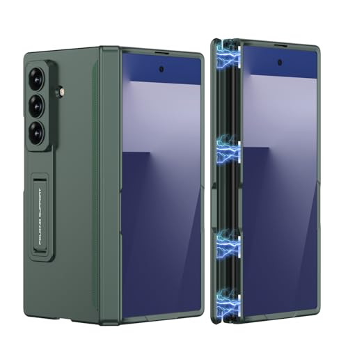 Coque Galaxy Z Fold 7 5G résout le problème des chutes de charnière, vert