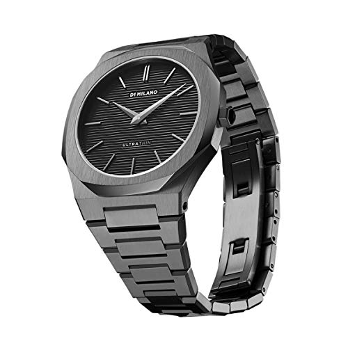 D1 Milano Stainless Steel Analog Black Dial Men Watch-Utbj15, Black Band - Image 2