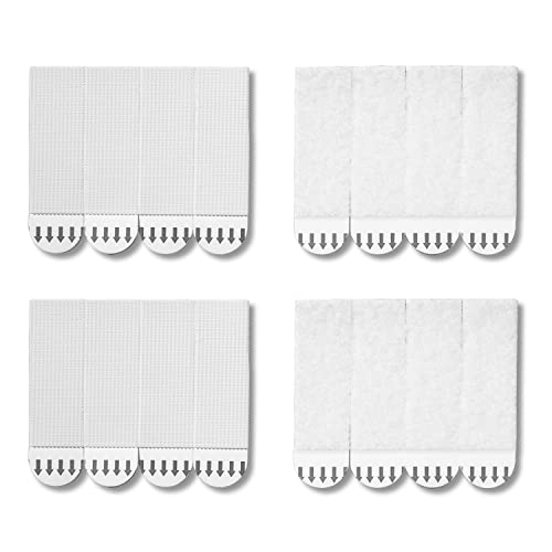 Image of MOVELYST 24-Pairs(48 Strips) Medium Picture Hanging Strips, Hook and Loop Tape, Picture Hanger Damage Free, Waterproof Adhesive Strips for Frame Hanging and Christmas Decorations, Heavy Duty