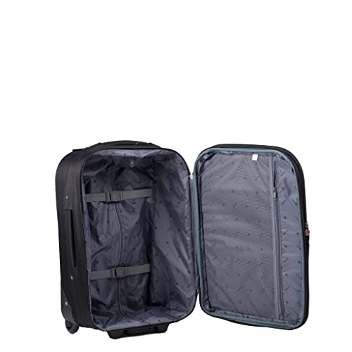 Maleta de cabina BEMON de 55cm, el equipaje negro ideal para viajar sin facturar 6