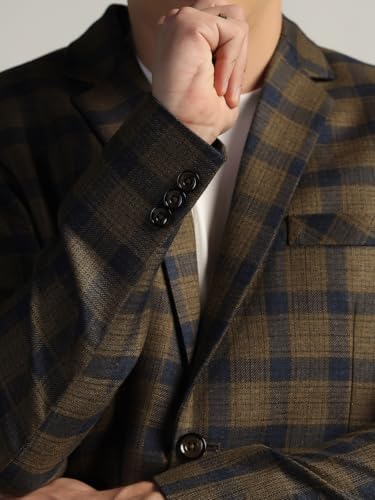 Image of TAHVO Tweed Blazer for Men - Formal & Casual Winter Wear Blazer