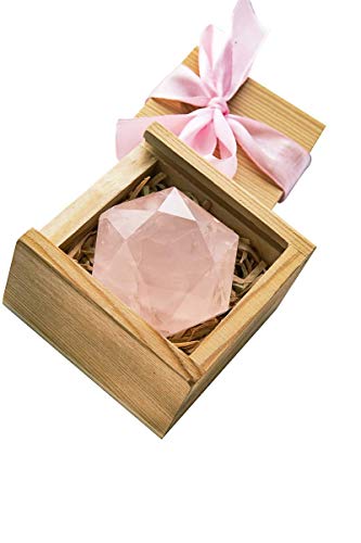 Natural Rose Quartz Crystal Heart Chakra Healing Reiki Gemstone for Love, Romance