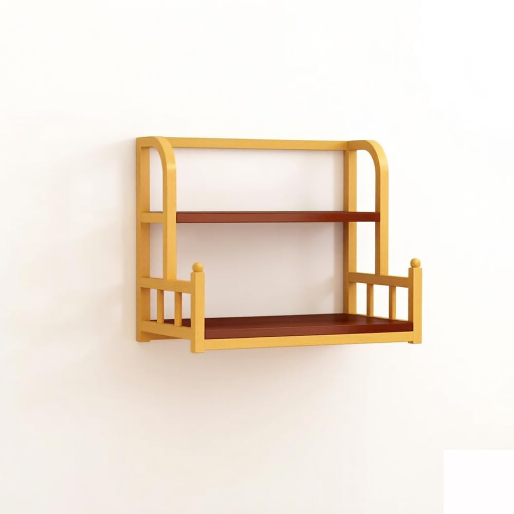 XUJUAN-0227 Chinese Altar Table Wall-Mounted Buddhist Altar Shelf - 2-Tier