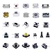TWTADE Micro Momentary Tactile Push Button Switch 26 Values 4 pin/3 pin/2 pin Tact Switch Assortment Kit (260Pcs)