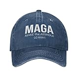 MAGA Make The Asshole Go Away Unisex Sports Fashion Quality Hat Navy Blue Baseball Cap Men Women