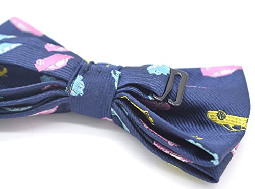 Carahere Little Boy's Handmade Pre-Tied Patterned Bow Ties For Kids (One Size, 11-45D) #TOP4