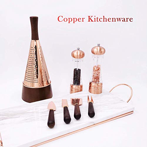 8Inches Salt And Pepper Grinders Refillable Set, Clear Ceramic Peppercorns Sea Salt Mill With Adjustable Coarseness, For Kitchen Restaurant By Deerlet (2Pcs) #TOP5