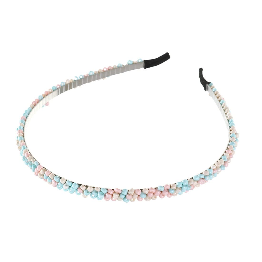 Handgemachtes Perlen-Strass-Haarband für Damen, glänzende Perlen, Stirnband, Braut-Haarband, Haarschmuck