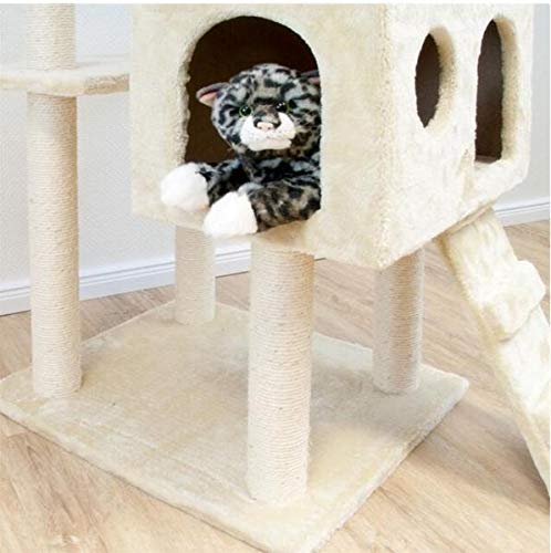 キャットタワー 猫ワイド170cm ファニチャー 置き型 希少 パッションピンク Amazon | キャットタワー 猫タワー ワイド170cm パッションピンク 置き