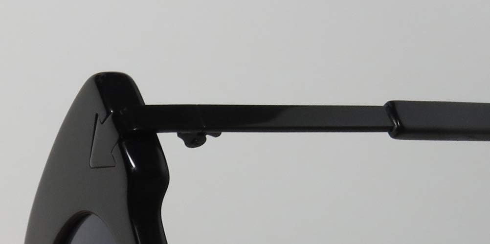 Karen Walker Miss Lark Womens/Ladies Cat Eye Full-rim 100% UVA & UVB Lenses Prestigious Designer Retro Upscale Sunglasses/Shades (52-22-145, Black)