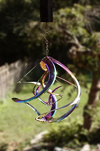 Red Carpet Studios 31065 Hanging Cosmix Wind Spinner, Double Helix, Rainbox