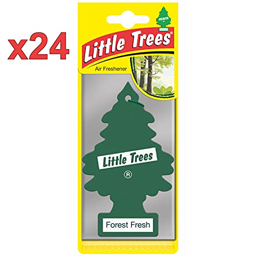 Image of LITTLE TREES Car Air Freshener | Hanging Paper Tree for Home or Car | Lavender | 24 Pack