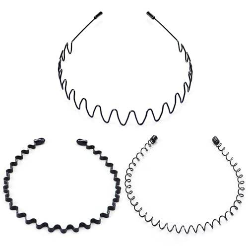 Cerchietto per Capelli Le Kikke con Anima in metallo colore Nero conf. 24 pz