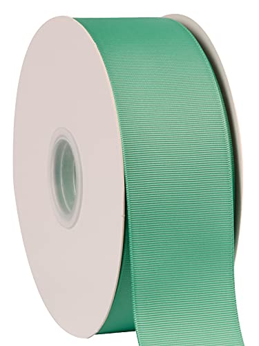 AVANAVA 50mm Wide Grosgrain Ribbon - 45 Meters, Ideal for Gift Wrapping Hair Bows, Home Decor, Flower Arrangement (564-Biscay Green) - Image 4