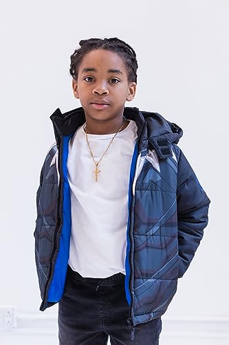 Image of Marvel Hooded Zip-Up Puffer Jacket Toddler to Big Kid