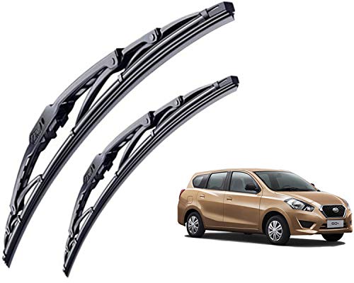 Image of WolkomHome High Performance OE Car Wiper Blade Replacement set of 2 Pc Right 24 inch for Datsun Go%2B