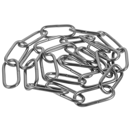 SOPOTUTU per Lampadario in Nero Spessore Sospensione Vintage per Lampade Soffitto Catenella Decorativa per Lampadari e Progetti DIY