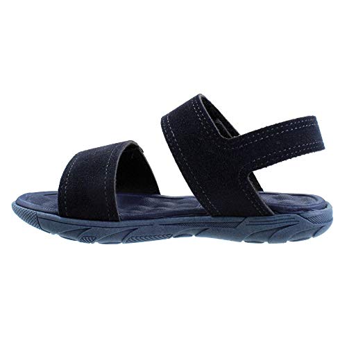 Sandália Menino Molekinho Suede Marinho/Marrom