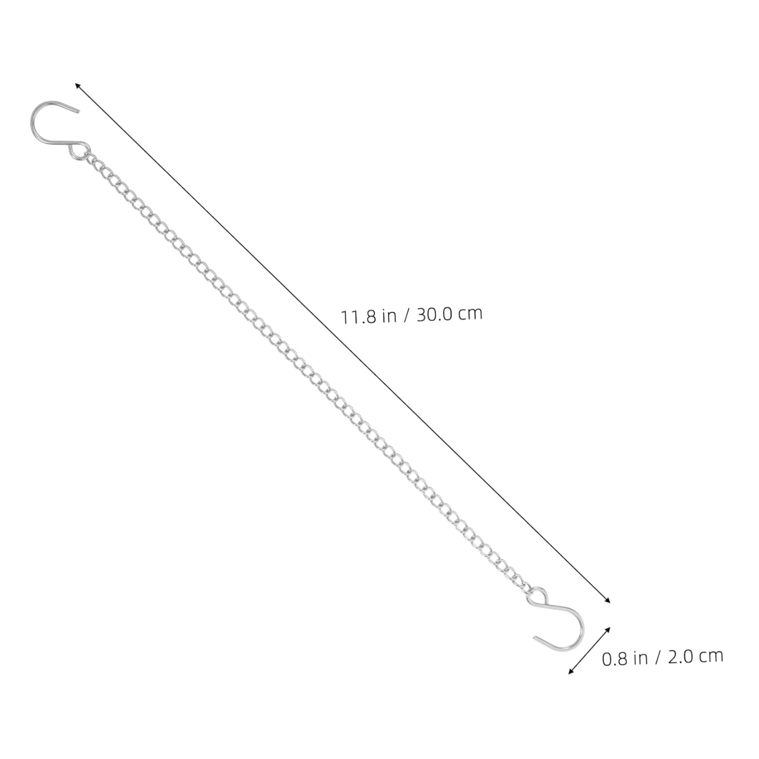 50pcs Hanging Chains Hooks for Bird Feeders Lanterns and Ornaments Versatile Multipurpose Hangers for Indoor and Outdoor Use