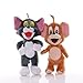 WYXIN 35Cm Tom Cat Plüschtier Jerry Maus Kawaii Weiche Stoffpuppen Tierkatzen Anhänger Brinquedos Peluches Für Kinder Jungen Mädchen Geschenke