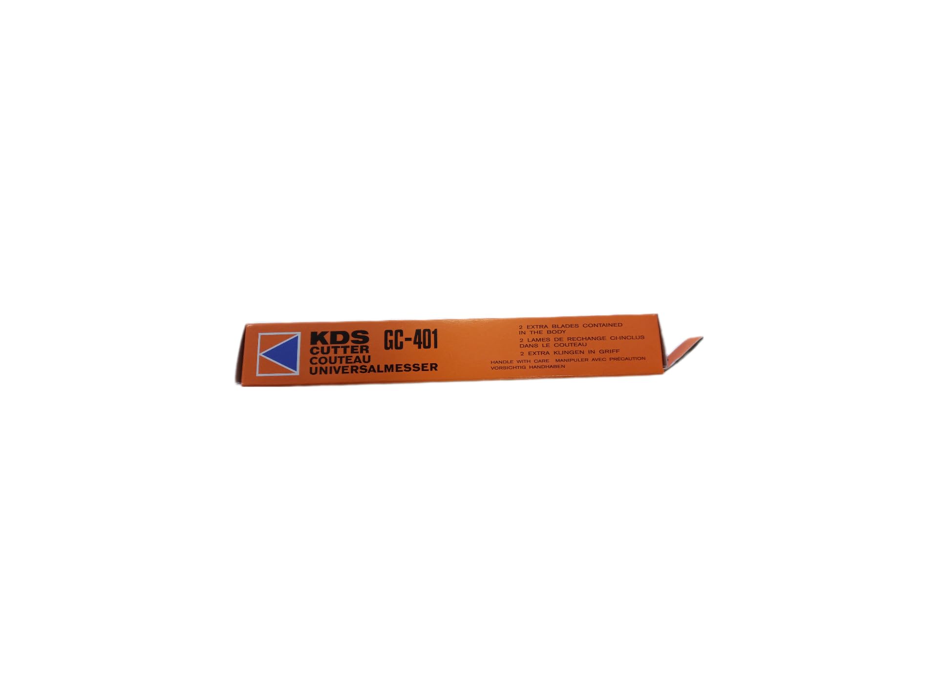 Cuttermesser KDS GC-401 + 50 Ersatzklingen 0,6mm/18mm Abbrechklingen extrem scharf und langlebig, Japanstahl
