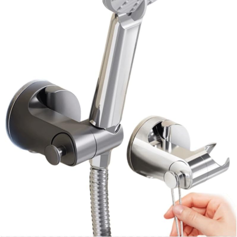 Universal Suction Cup Type Shower no drilling Mounting Bracket for Bathroom Faucet Stand
