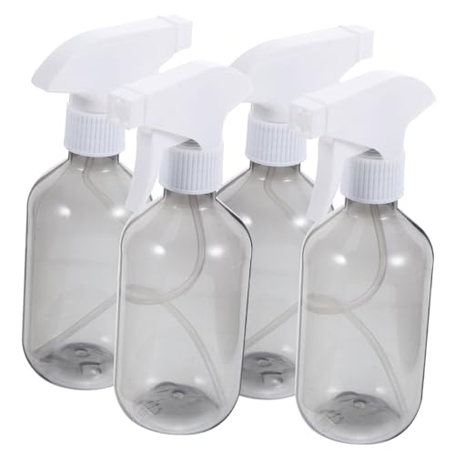 BAZEITFLOW 4個 園芸用スプレーボトル 軽量透明プラスチック製 ミスト噴霧式 多目的水やり ヘアサロン対応携帯用