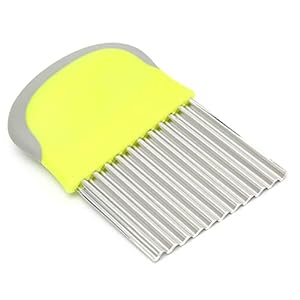 Aardappel Kreukelsnijder, Fruit en Groente Golvend Mes Roestvrijstalen Mes Kreukelsnijder Slice Voor Huis en Keuken Eetkamer