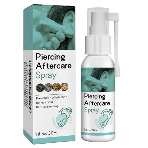 Piercing Cleaning Solution - Sterile Saline Saline Solution Cleaning Aftercare Fluid for Ear