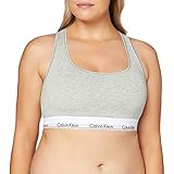 Ungefüttert Calvin Klein Damen Unlined Bralette, Grau (Grey Heather 020), (Herstellergröße: 3XL)