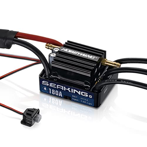 HOBBYWING SEAKING 180A V3 ESC évite la surchauffe moteur de votre bateau radiocommandé