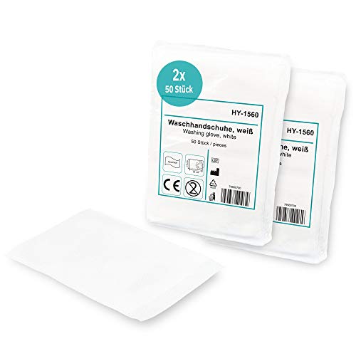 Hypafol Einmal-Waschhandschuhe 100 Stück
