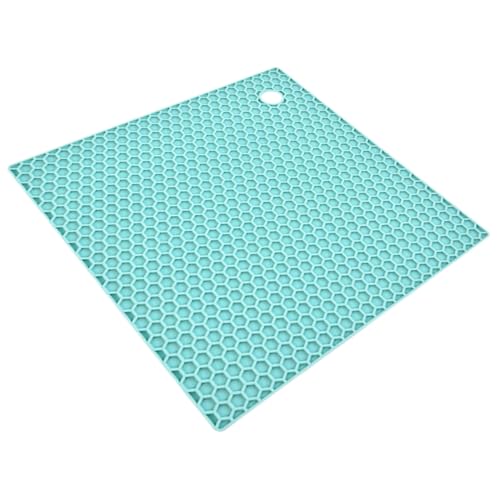 JOINPAYA シリコン製ハニカム構造耐熱鍋敷き 保護用トリベットマット 滑り止め付き キッチン用熱絶縁パッド 多用途テーブル ランダムカラー