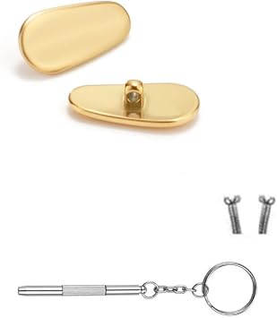Eyeglass Nose Pads Titanium Glasses Nose Piece Sunglass Nosepads Screws