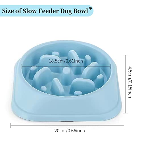 Allygoods Slow Feeder Dog Bowl - Interactive Anti-Gulp Puzzle Feeding Dish For Large & Small Dogs Breed - Non-Slip, Chew-Proof & Bpa-Free #TOP1