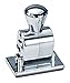 Produktbild Wedo 872 Stema Datumstempel (mit Text Eingegangen/Erledigt Abdruckgröße 3 x 5 cm, verchromtes Metallgehäuse)