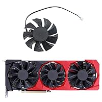 Justyet 75MM Lüfter für Grafikkarte RTX 3060 GPU Grafikkarten Kühler für Colorful GeForce RTX 3090/3080/3070/3060 | RTX 3090 Ti/3080 Ti/3070 Ti/3060 Ti Grafikkartenlüfter (lüfter-B 75mm)