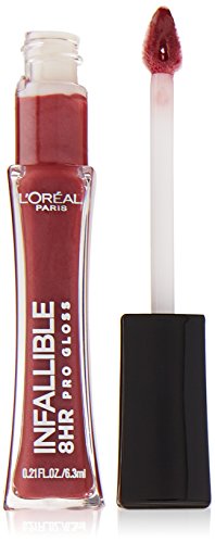 L'Oréal Paris Infallible 8 HR Pro Gloss, Sangria, 0.21 fl. oz.