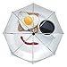 Petit Parapluie de Voyage Coupe-Vent extérieur Pluie Soleil UV Auto Compact 3 Plis parapluies Couverture - Nourriture Pain Coeur café Tasse Petit déjeuner