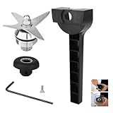 Compatible with vitamix Blender Replacement Blade Parts with Wrench and Drive Socket Removal Tool Kit, 5000 5200 Pro500 5500 Blender Wet Blade Replacement