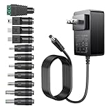 24v 1A 電源アダプター PSE認証 AC100-240V DC24V 1000mA 800mA 500mA 200mA 100mA 対応可能24W 1.5mケーブル 11種DCコネクタ（5.5*2.1mm他）防犯カメラ LEDテープ 無線ルーター タブレット対応 軽量小型充電器