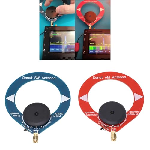 2 Pièces Émetteur Récepteur Ondes Courtes et Moyennes AM MW SW Mini Boucle Antenne Portable pour Radio Amateur Écoute DX Recherche de Stations – vue 4