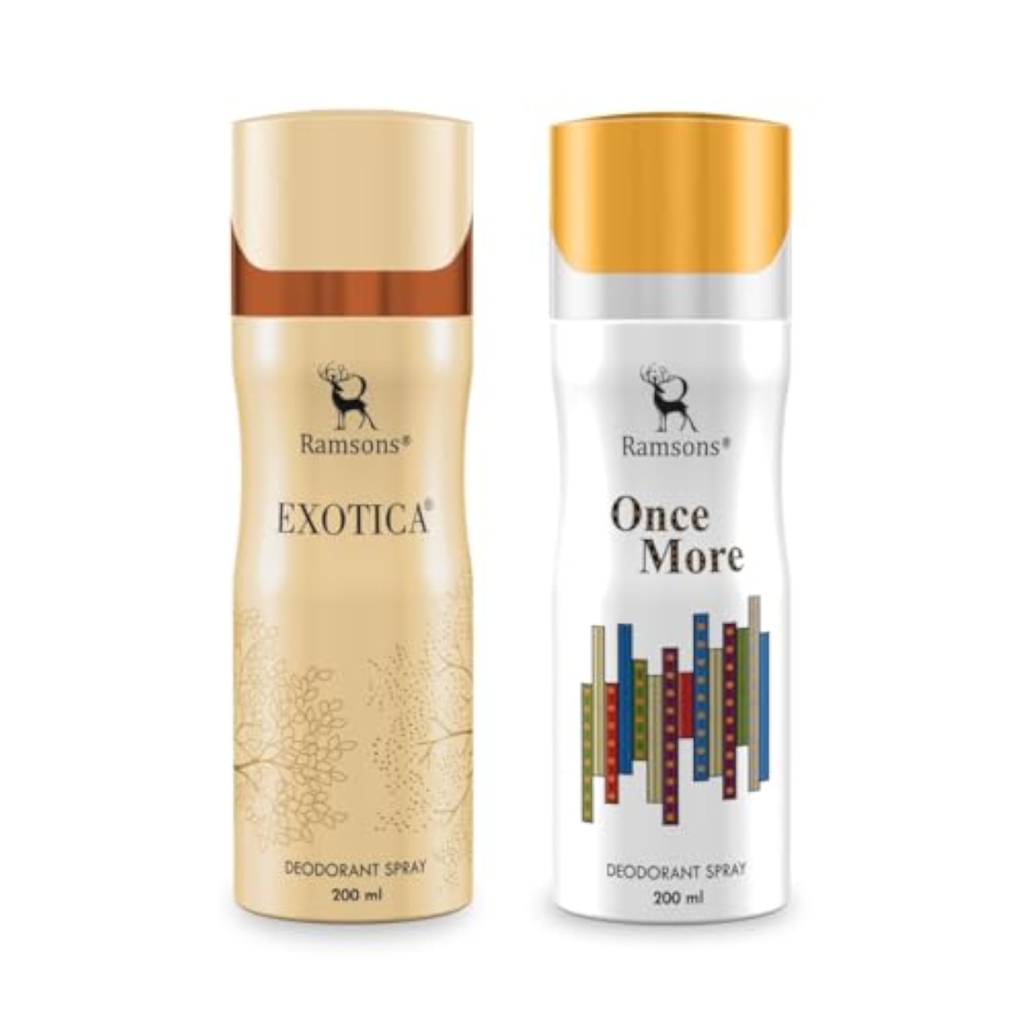 Exotica & Once More Deodorant Spray Pack of 2