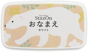 Amazon.co.jp: 夢翔菱 ステイズオンおなまえ ホワイト ツキネコ