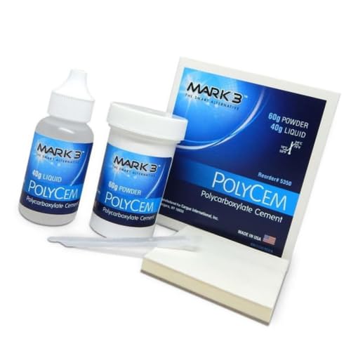Mark3 5350 PolyCem Polycarboxylate Cement 60gm Powder & 40gm Liquid