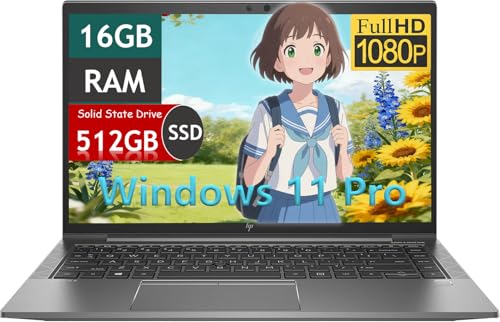 HP ZBook Firefly 14 G7 Mobile Workstation Laptop, 14" FHD(1920x1080) Notebook, Core i5-10210U, 16GB RAM, 512GB SSD, Backlit Keyboard, Windows 11 Pro (Renewed)