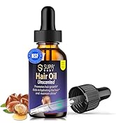 Hair Growth Oil – 100% Natural, Cold-Pressed Blend of 9 Botanical Hair Oils for Hair Growth &amp; Sca...