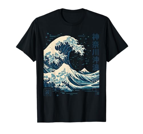 Die große Welle vor Kanagawa Japanese Art Sea Ocean Wave T-Shirt