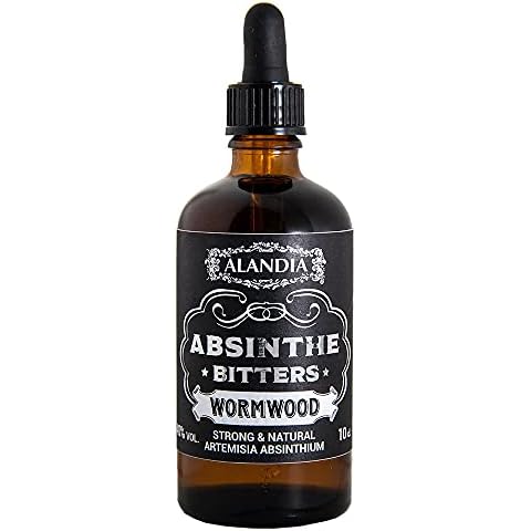 Absinth Wormwood Bitters | Die Absinth Essenz von ALANDIA | 100% Artemisia Absinthium | Ohne Farbstoff, ohne Anis Cover
