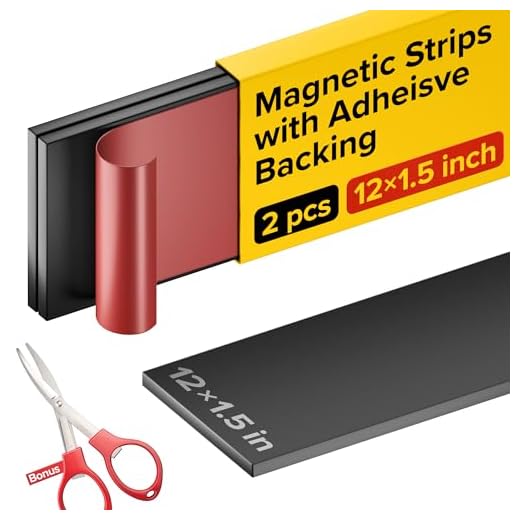 Adhesive Magnetic Strip for Knives Kitchen with Multipurpose Use as Knife Holder, Knife Rack, Knife Magnetic Strip, Knives Bar, Kitchen Utensil Holder, Tool Holder for Garage and Kitchen Organizer